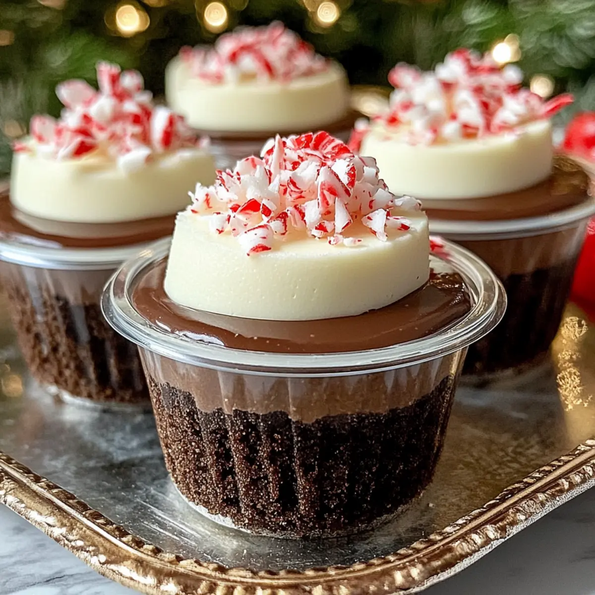 Indulge in Delicious No-Bake Chocolate Peppermint Cheesecake Cups 4 Delicious No-Bake Chocolate Peppermint Cheesecake Cups