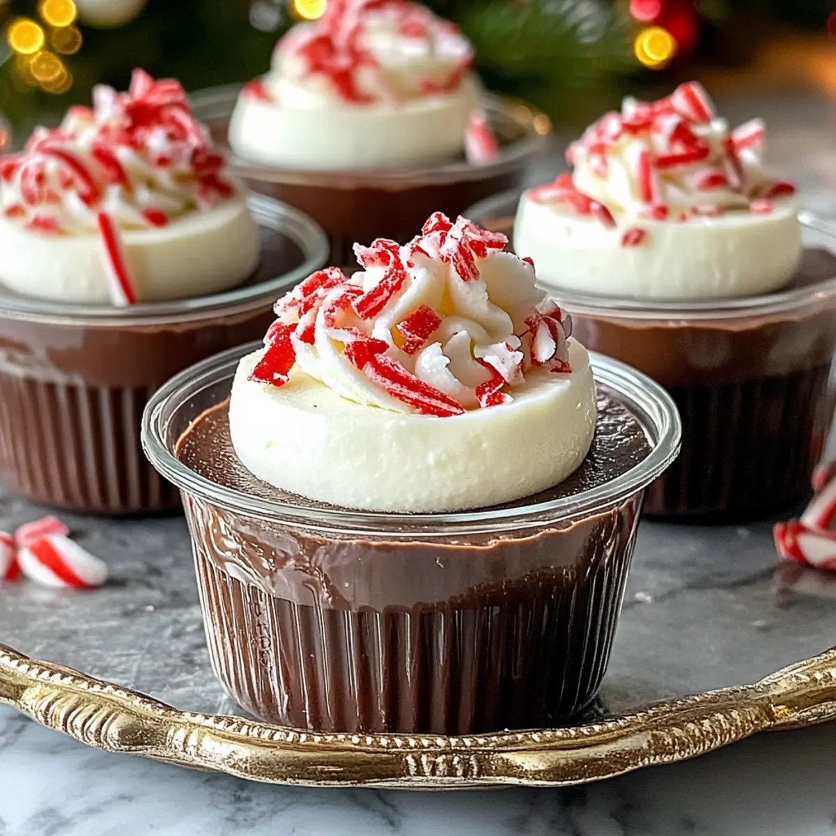 Indulge in Delicious No-Bake Chocolate Peppermint Cheesecake Cups 3