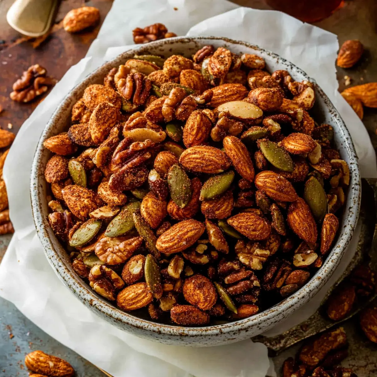 Crunchy Spiced Nuts Recipe - Your New Favorite Snack! 2 k79uybftue0tpkpviesy