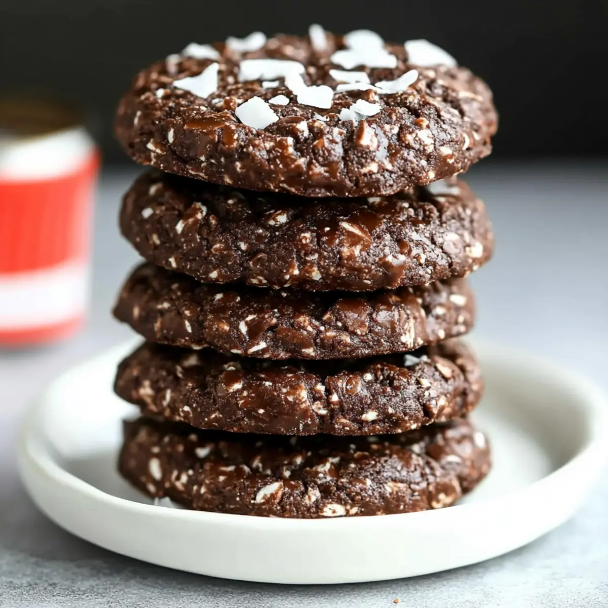 No-Bake Coconut Oil Cookies