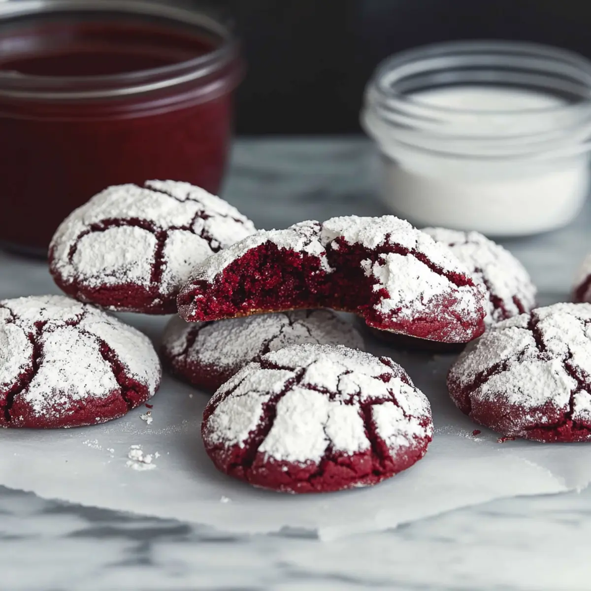 Festive and Fudgy Red Velvet Crinkle Cookies You’ll Love! 1