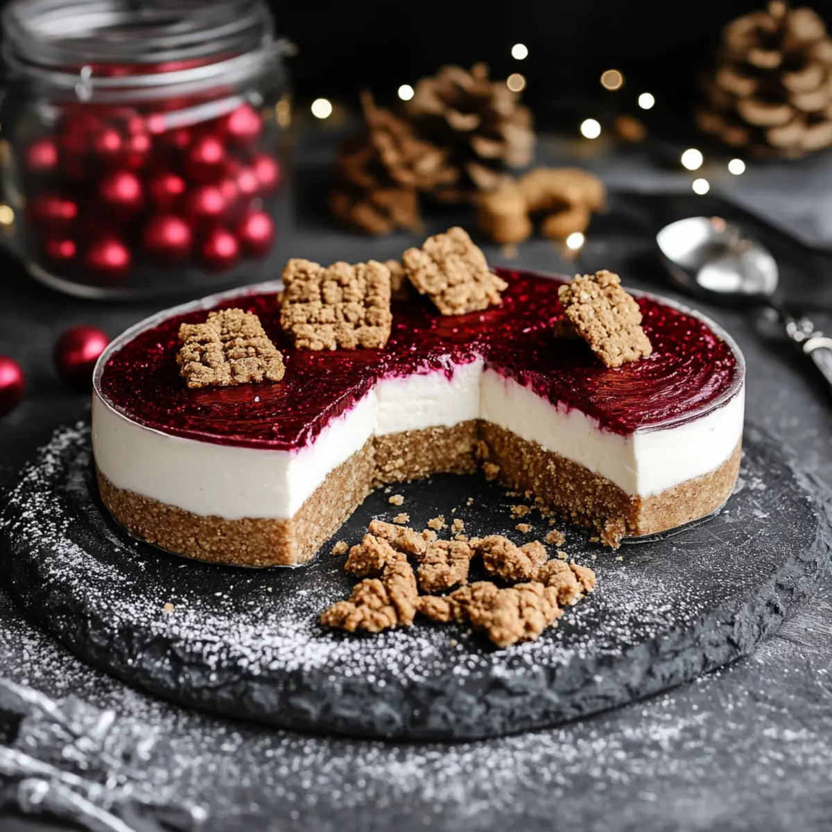 Indulgent No-Bake Speculoos Cheesecake: A Quick Christmas Treat 1