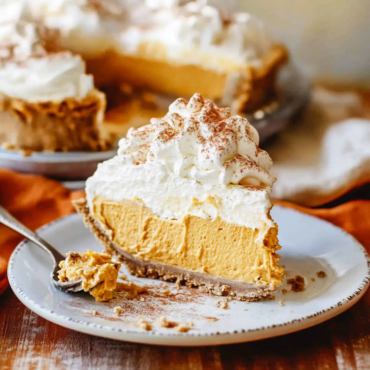 Irresistibly Creamy Pumpkin Mousse Pie with Gingersnap Crust 41