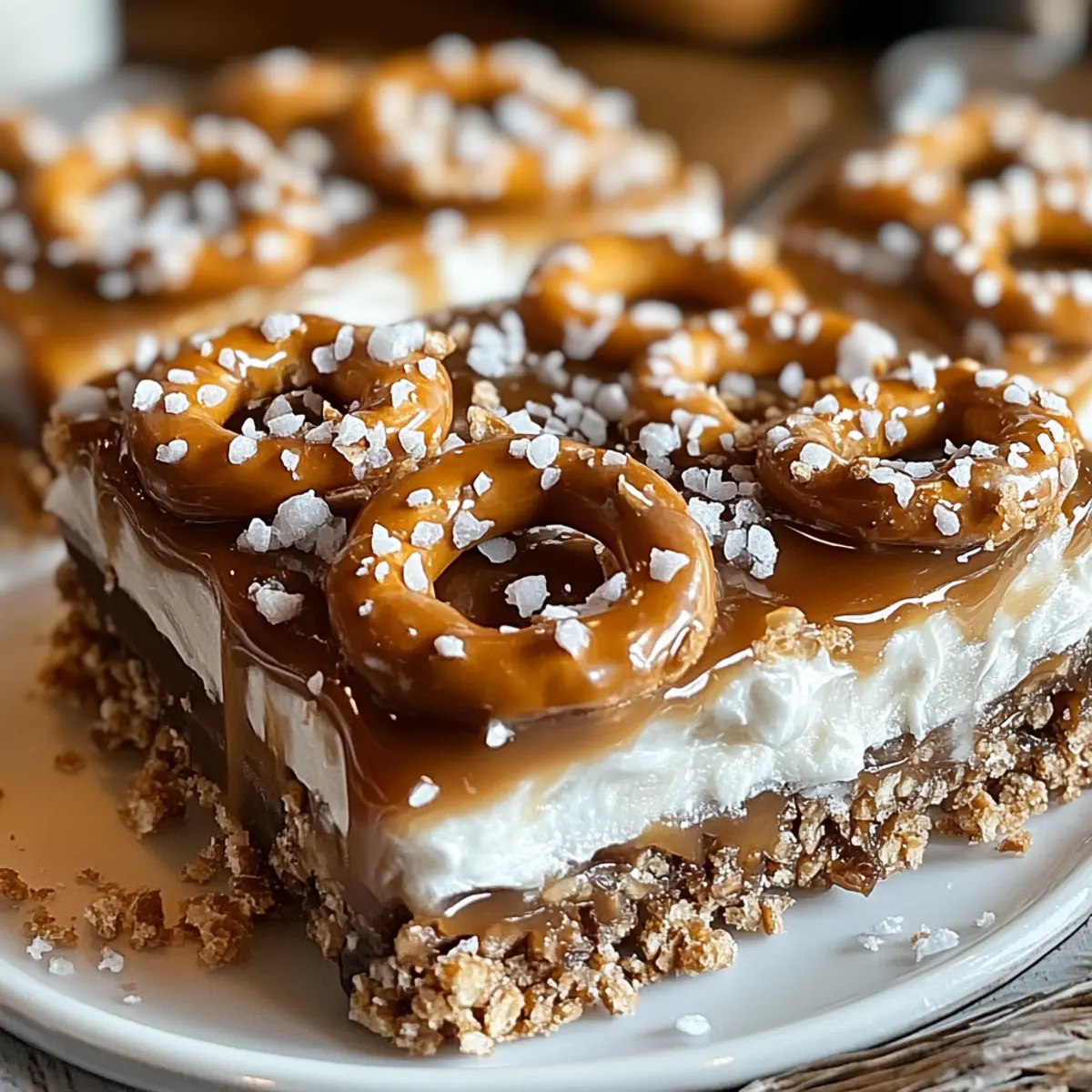 Irresistible No-Bake Salted Caramel Pretzel Bars: Truly Blissful Treat 2