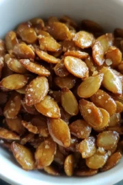Candied Salted Caramel Pumpkin Seeds