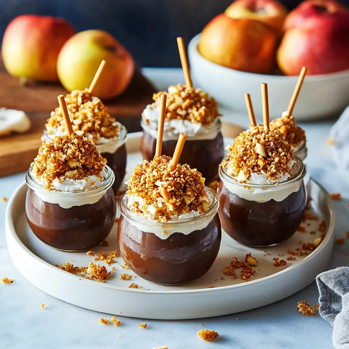 Delicious No-Bake Gluten-Free Apple Cheesecake Jars To Share 22