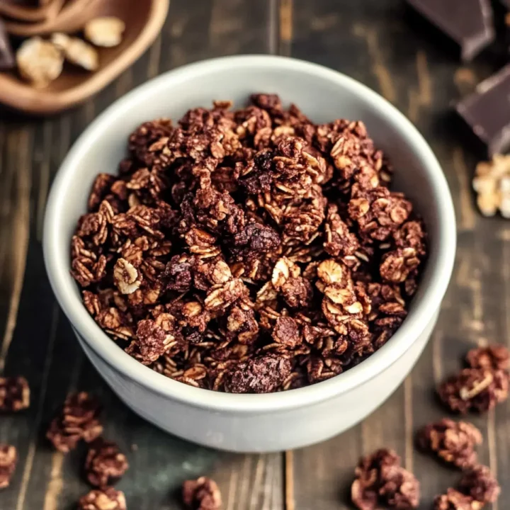 Irresistibly Decadent Chocolate Granola: Gluten-Free & Vegan Options 37 Chocolate Granola (gluten-free, dairy-free, vegan options)