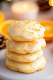 Fluffy Christmas Cookies with Orange Juice