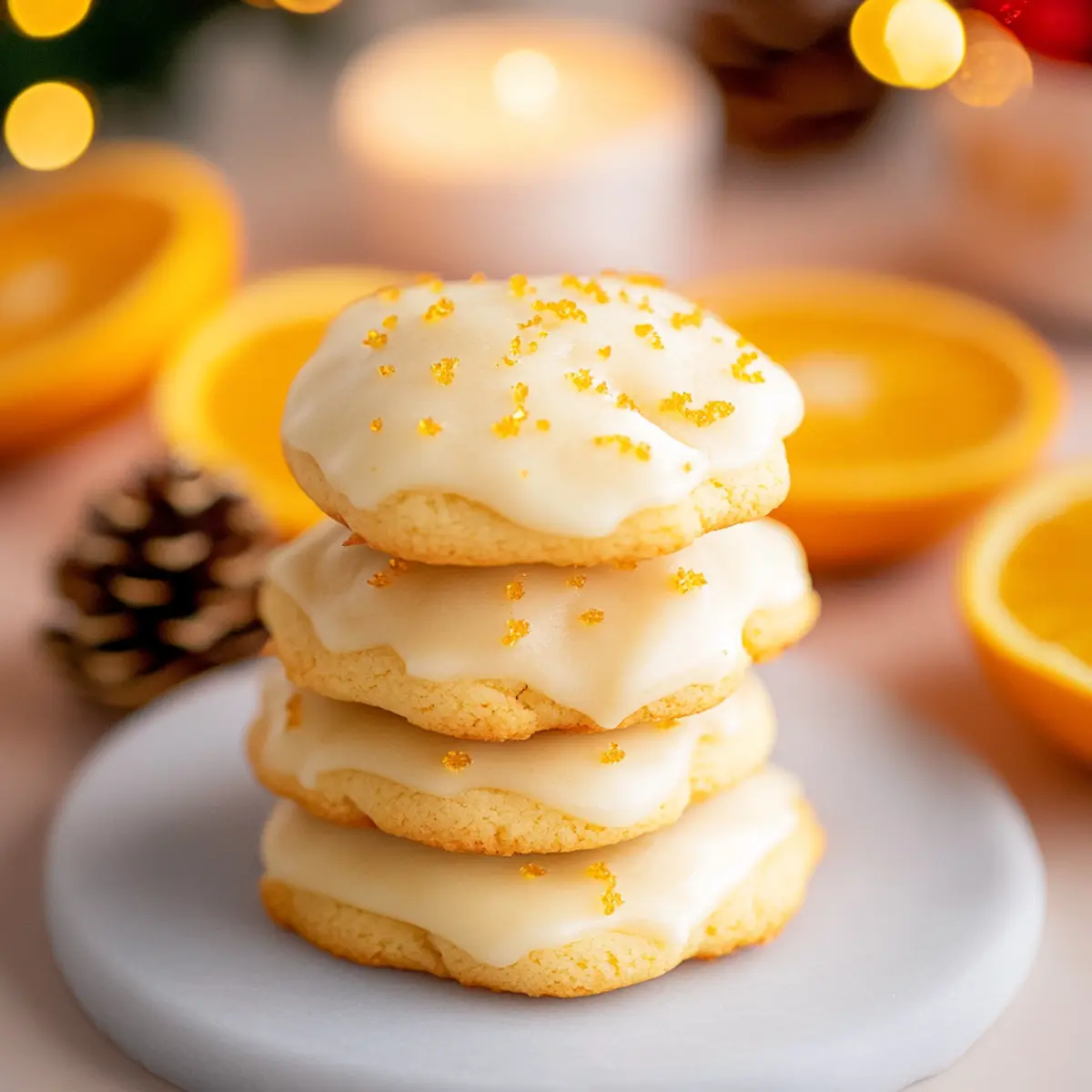 Irresistibly Fluffy Christmas Cookies with Fresh Orange Juice 4 Fluffy Christmas Cookies with Orange Juice