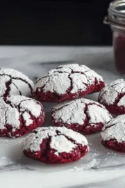 Red Velvet Crinkle Cookies – Festive and Fudgy