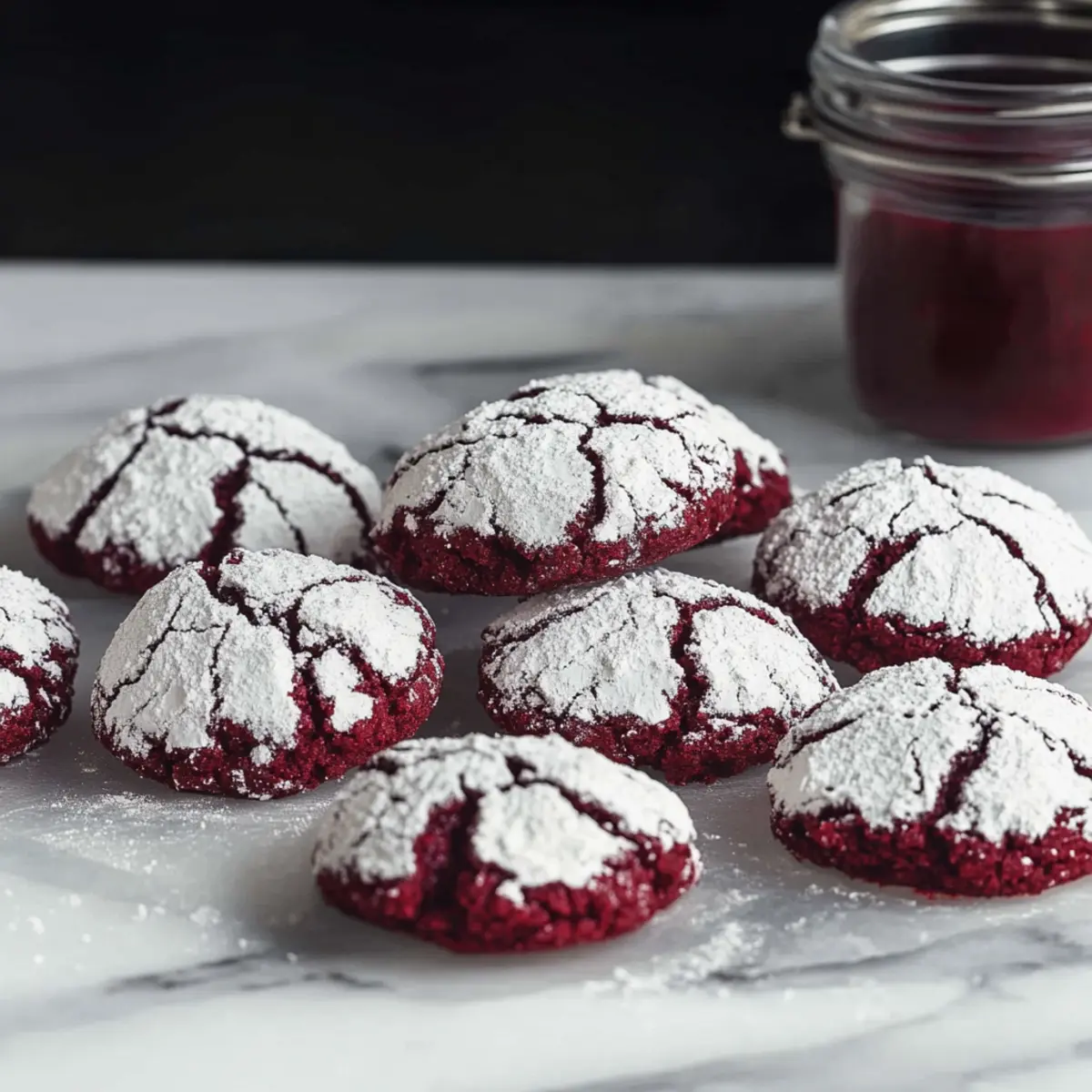 Festive and Fudgy Red Velvet Crinkle Cookies You’ll Love! 4 Red Velvet Crinkle Cookies – Festive and Fudgy