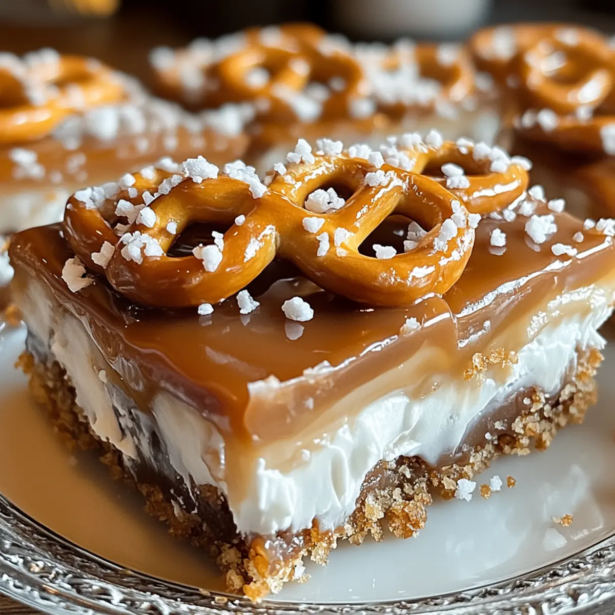 Irresistible No-Bake Salted Caramel Pretzel Bars: Truly Blissful Treat 3