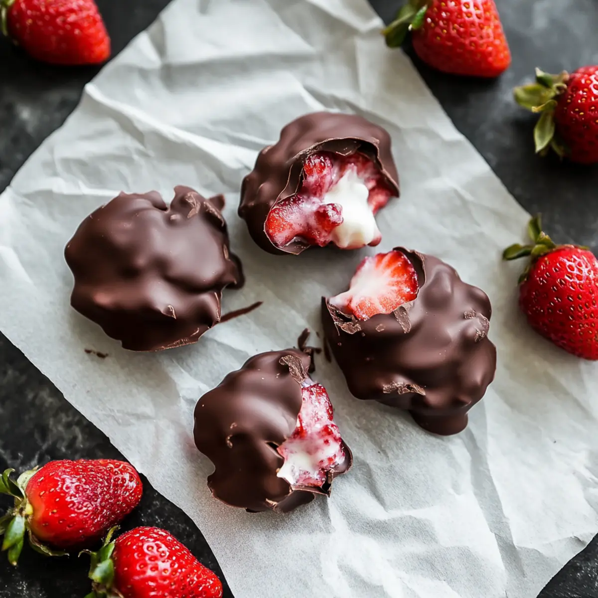 Decadently Healthy: Chocolate-Covered Strawberry Yogurt Clusters 2