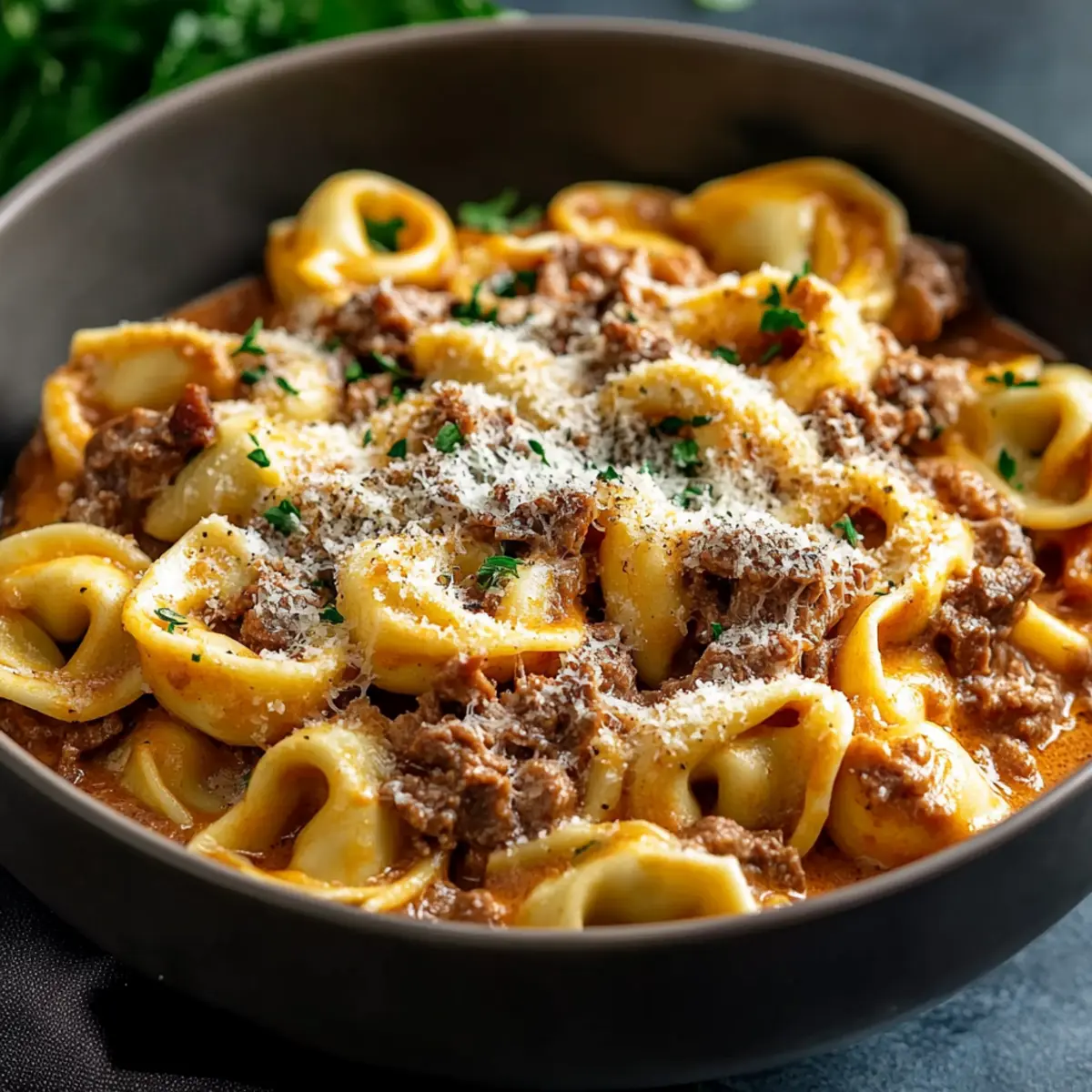 Make Creamy Tortellini Pasta Using Cheesesteak Flavor