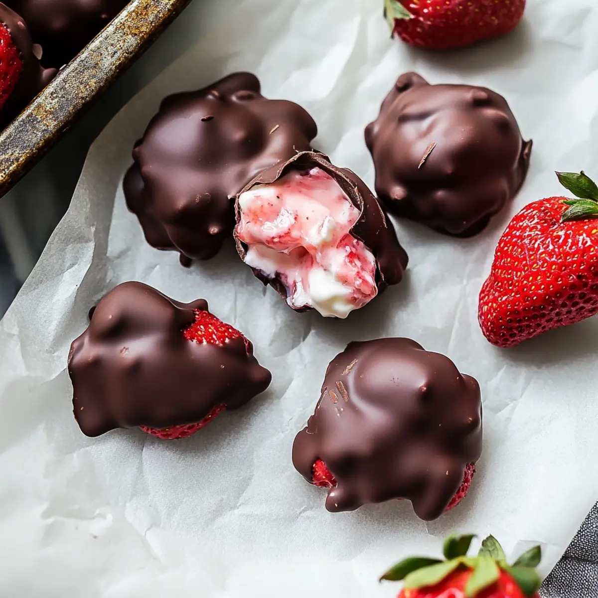Decadently Healthy: Chocolate-Covered Strawberry Yogurt Clusters 3