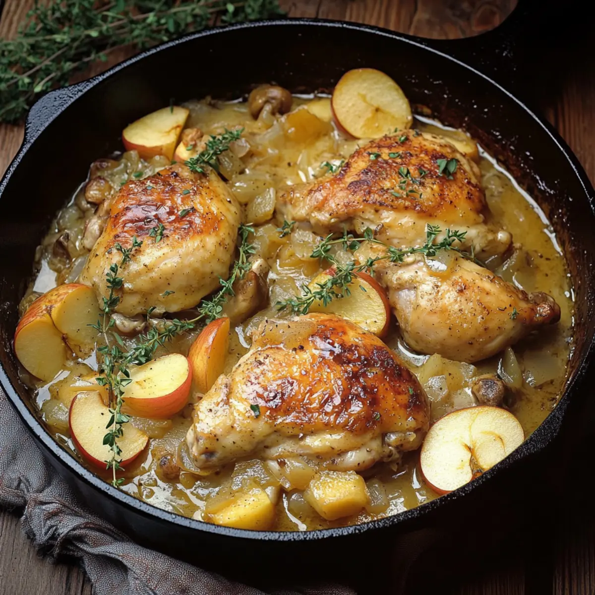 French Apple Cider Chicken Recipe: A Delicious Twist on Normandy Chicken