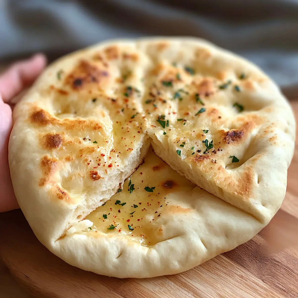 No- Knead Turkish Bread (No Oven) - Only 3 Ingredients (Bazlama)