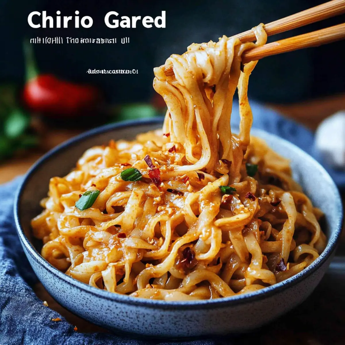 Chili Garlic Noodles (With Knife-Cut Noodles!)